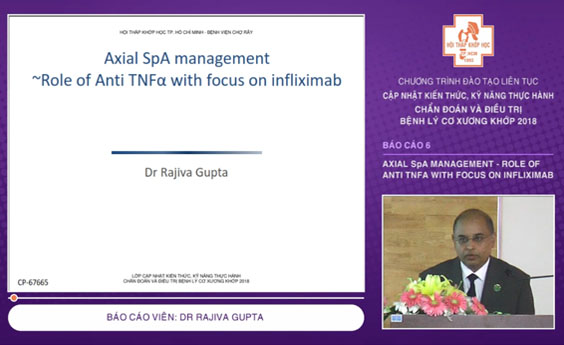 Tài liệu: Axial SpA management - Role of Anti TNFα with focus on infliximab - CME 2018