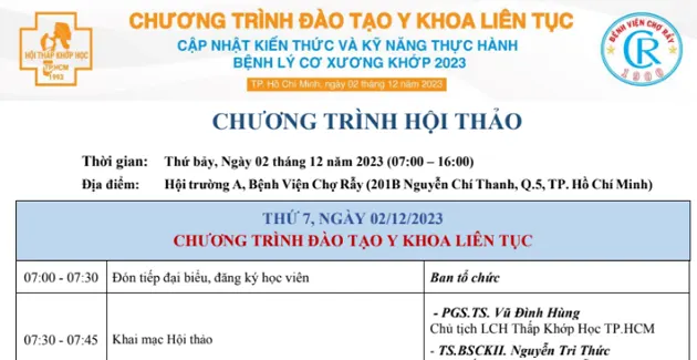 chuong trinh hoi thao cme 2023