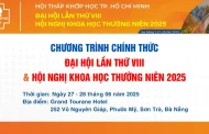 Chương trình CHÍNH THỨC Đại hội nhiệm kỳ VIII & Hội nghị khoa học thường niên 2025