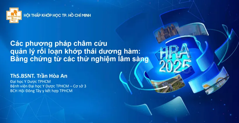 Các phương pháp châm cứu quản lý rối loạn khớp thái dương hàm: Bằng chứng từ các thử nghiệm lâm sàng - ThS.BSNT. Trần Hòa An