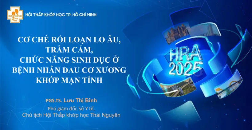 Cơ chế rối loạn lo âu, trầm cảm, chức năng sinh dục ở bệnh nhân đau cơ xương khớp mạn tính - PGS.TS. Lưu Thị Bình
