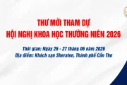 Thư mời tham dự Hội nghị Khoa học Thường niên HRA 2026